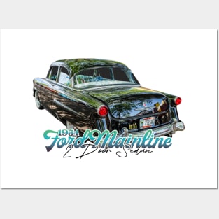 1954 Ford Mainline 2 Door Sedan Posters and Art